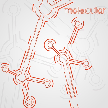 circuit board vector background, technology illustration, form of dna, molecular eps10のイラスト素材