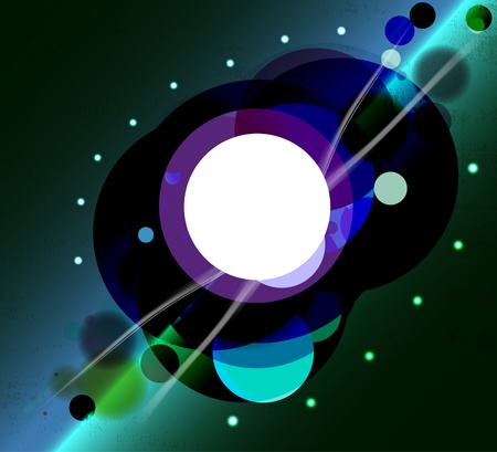 Abstract Background, colorful bubble modern illustration の写真素材