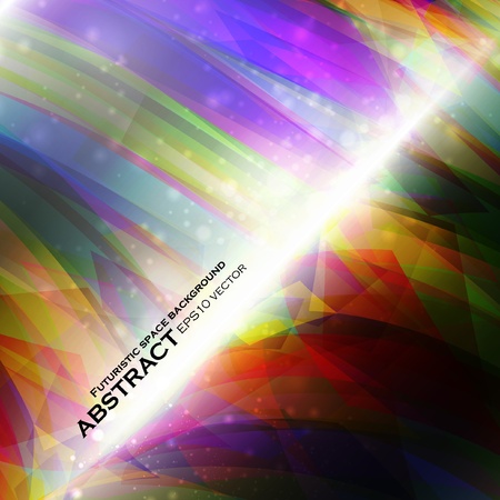 Abstract  background, futuristic colorful strip, stylish illustration のイラスト素材