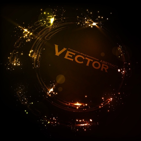 Abstract vector background. Creative dynamic element, shiny space illustrationのイラスト素材