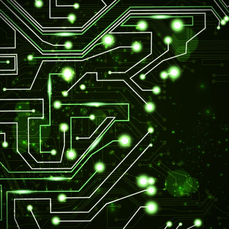 circuit board background, technology illustrationの写真素材