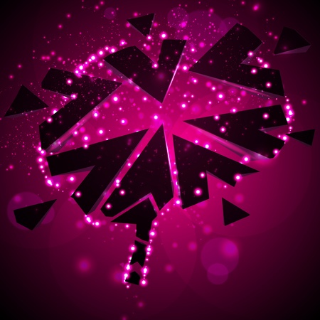 Brain crushing, abstract light backgroundの写真素材