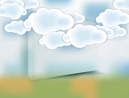 Creative cloudsの写真素材