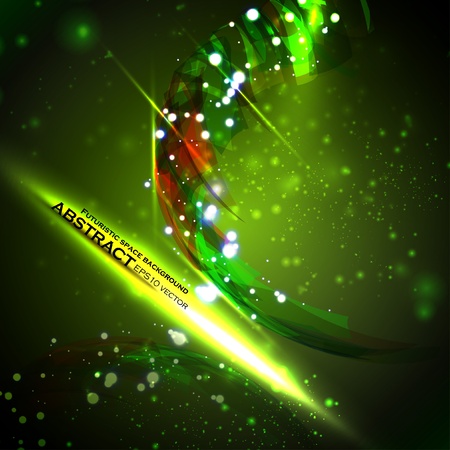 Abstract vector background. Creative dynamic element, shiny space illustration eps10のイラスト素材