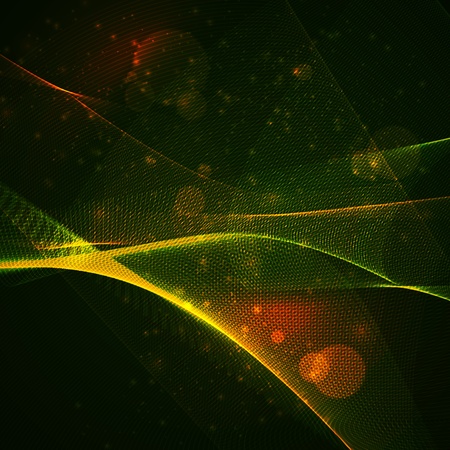 Abstract background, shiny space, futuristic wave illustrationの写真素材