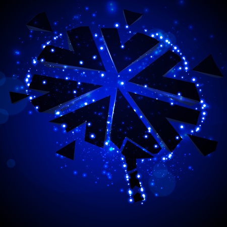 Brain crushing, abstract light backgroundの写真素材