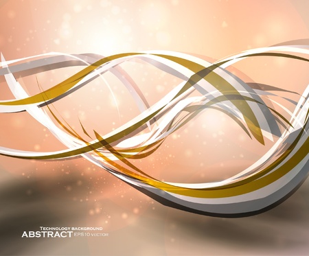 Abstract vector background, futuristic technology illustration のイラスト素材