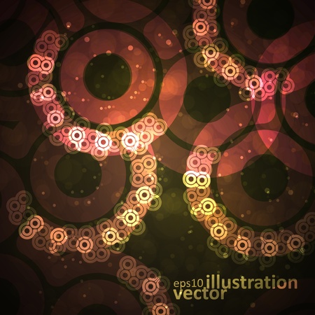Abstract vector background, creative space illustration のイラスト素材