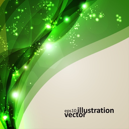 Abstract vector background, shiny space, futuristic wave illustration のイラスト素材