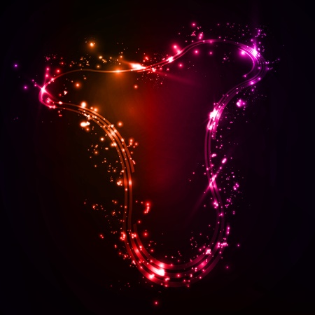 Abstract background. Creative dynamic element, shiny space illustration の写真素材
