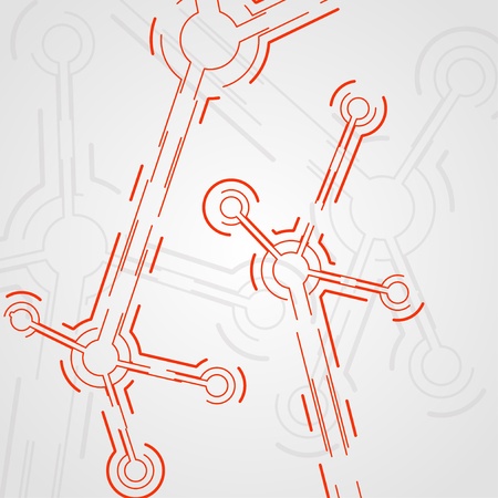 circuit board background, technology illustration, form of dna, molecularの写真素材