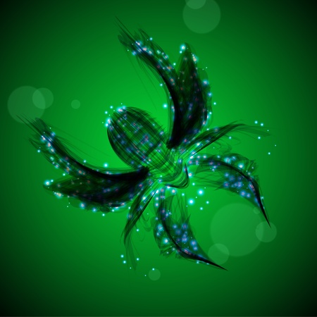 Abstract spider, futuristic colorful strip, stylish illustrationの写真素材