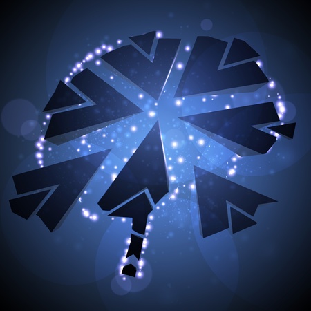 Brain crushing, abstract light backgroundの写真素材