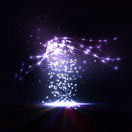 Abstract  Creative dynamic element,  light lines Illustrations の写真素材
