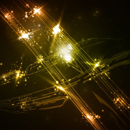 Abstract background, shiny space, futuristic wave illustrationの写真素材