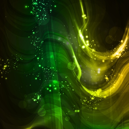 Abstract background, shiny space, futuristic wave illustrationの写真素材