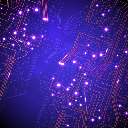 circuit board background, technology illustration の写真素材