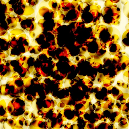 rendering of bacteria and virusの写真素材