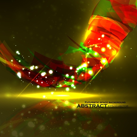 Abstract vector background. Creative dynamic element, shiny space illustration のイラスト素材
