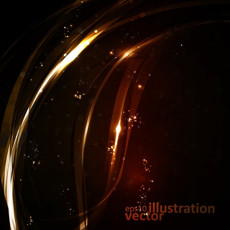 Abstract background, shiny space, futuristic wave illustrationのイラスト素材