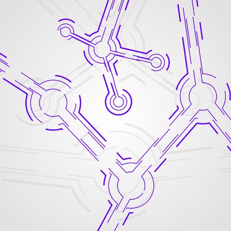 circuit board background, technology illustration, form of dna, molecularの写真素材