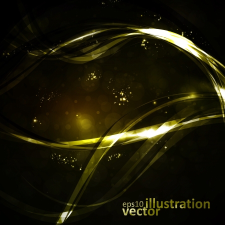 Abstract background, shiny space, futuristic wave illustrationのイラスト素材