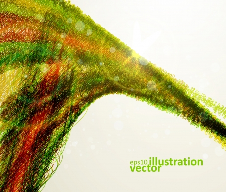 Futuristic soft illustration. Abstract backgroundのイラスト素材