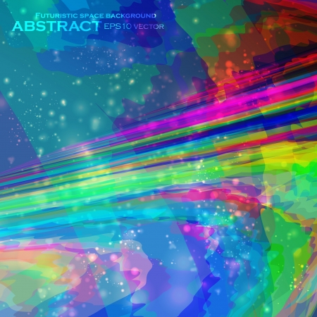 Abstract  background, futuristic colorful strip, stylish illustration のイラスト素材