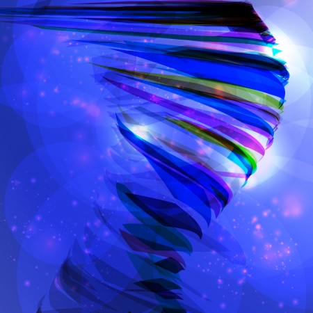Abstract vector background, futuristic colorful strip, technology illustration eps10のイラスト素材