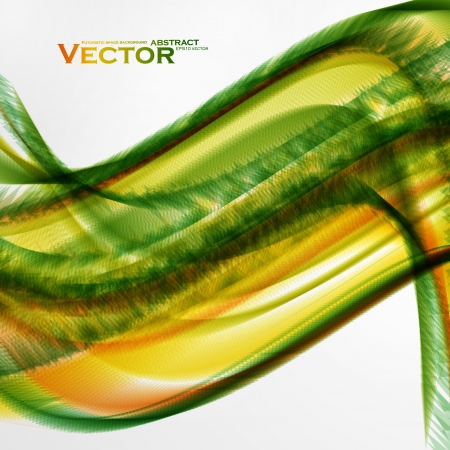 Abstract  background, futuristic colorful wavy illustrationのイラスト素材