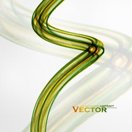 Abstract background, futuristic colorful wavy illustration のイラスト素材