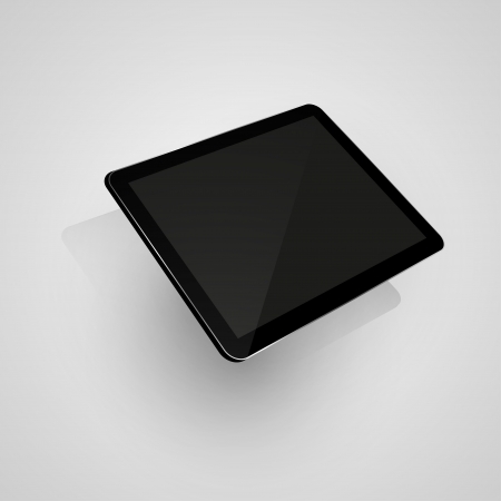 Digital tablet. Isolated on white.のイラスト素材