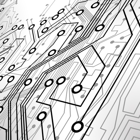 Circuit board background, technology illustration の写真素材