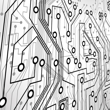 Circuit board background, technology illustration の写真素材