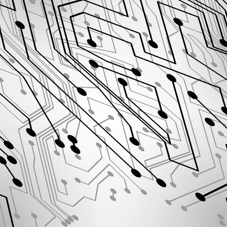 Circuit board background, technology illustration の写真素材
