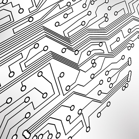 Circuit board background, technology illustration の写真素材