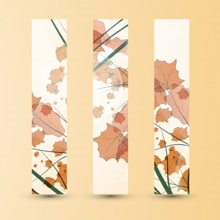 Autumn banner setの写真素材