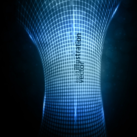 Abstract futuristic illustration, creative dynamic element.のイラスト素材