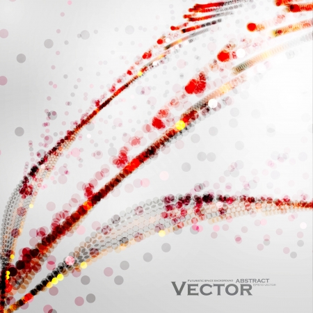 Abstract colorful background, creative futuristic wavy illustration のイラスト素材