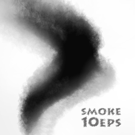Smoke illustration のイラスト素材