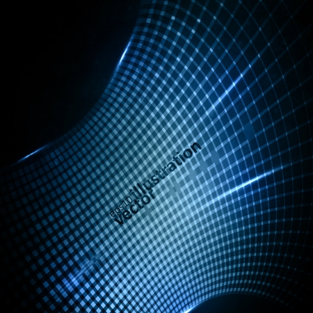 Abstract vector futuristic illustration, creative dynamic element のイラスト素材