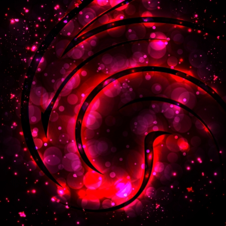 Abstract background  Creative element, shiny space illustrationの写真素材