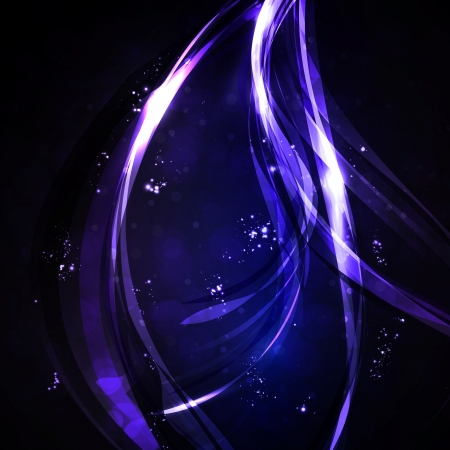 Abstract background, shiny space, futuristic wave illustrationの写真素材