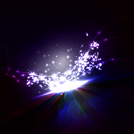 Abstract  Creative dynamic element,  light lines Illustrations の写真素材