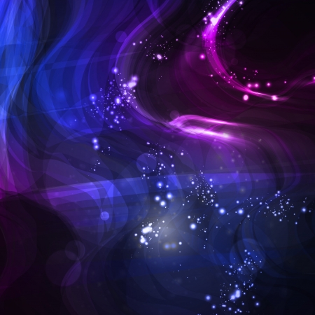 Abstract background, shiny space, futuristic wave illustrationの写真素材