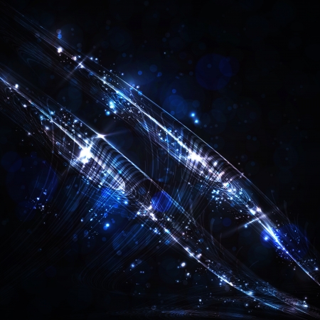 Abstract background, shiny space, futuristic wave illustrationの写真素材
