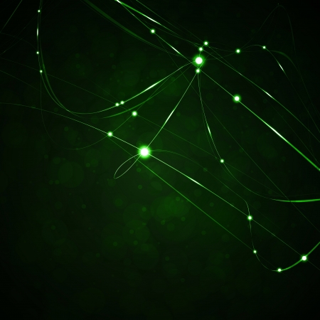 Abstract background, shiny space, futuristic wave illustration の写真素材