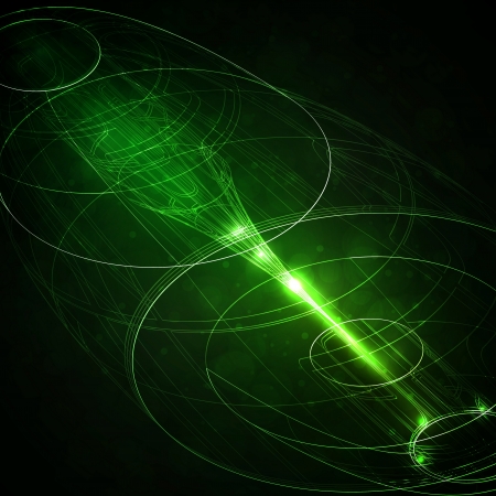 Abstract technology, technical drawing, shiny space backgroundの写真素材