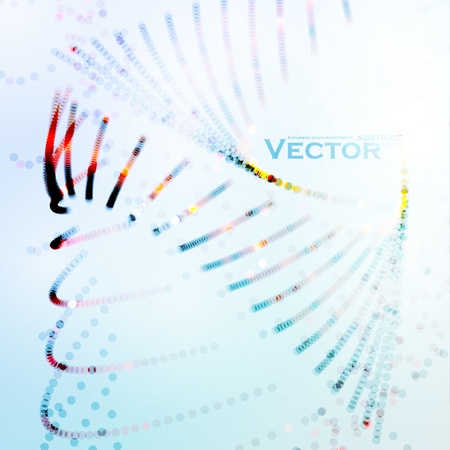 Abstract colorful background, creative futuristic wavy illustration のイラスト素材