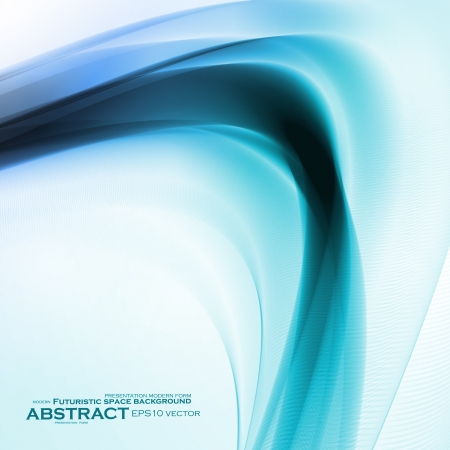 Abstract blue background,  futuristic wavy  illustration のイラスト素材